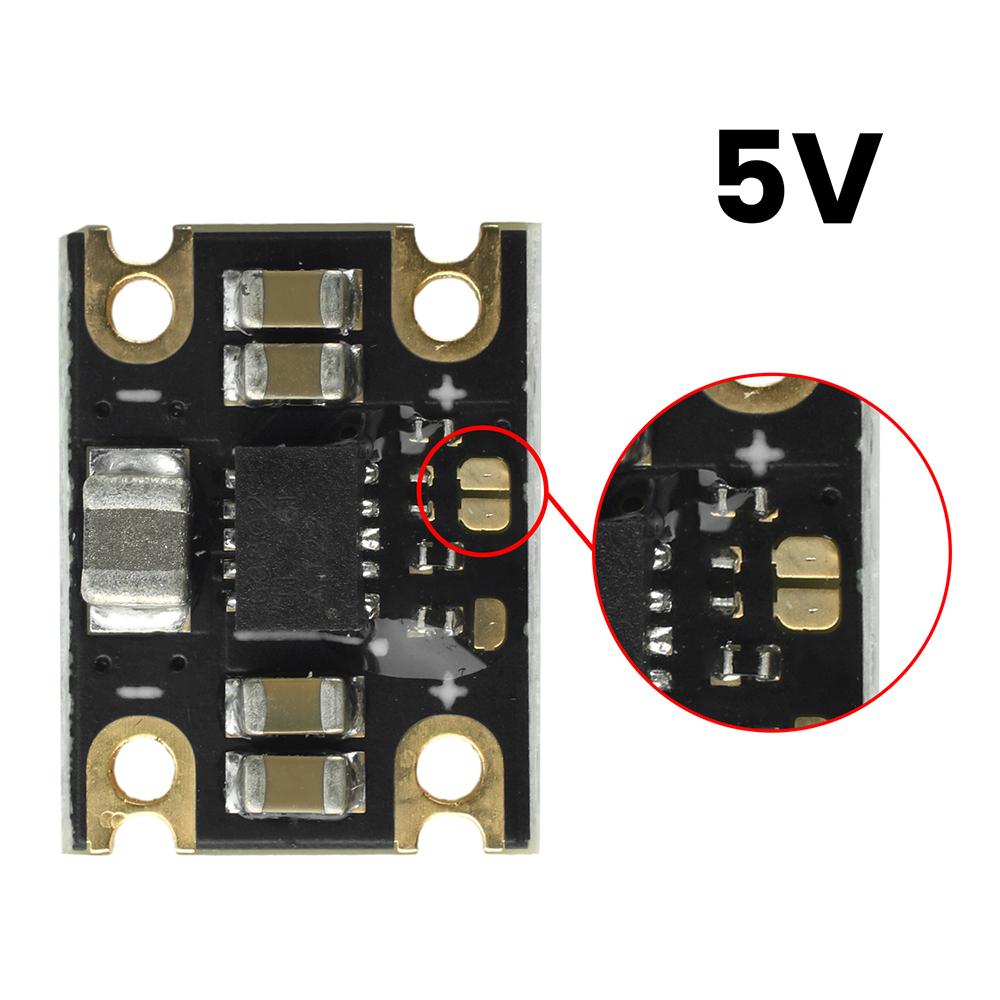 TPS63802 Mini Buck Boost Converter Module DC 1.8-5.5V Input 3.3V/5V 2A/1A Output Voltage Regulator for DIY Projects