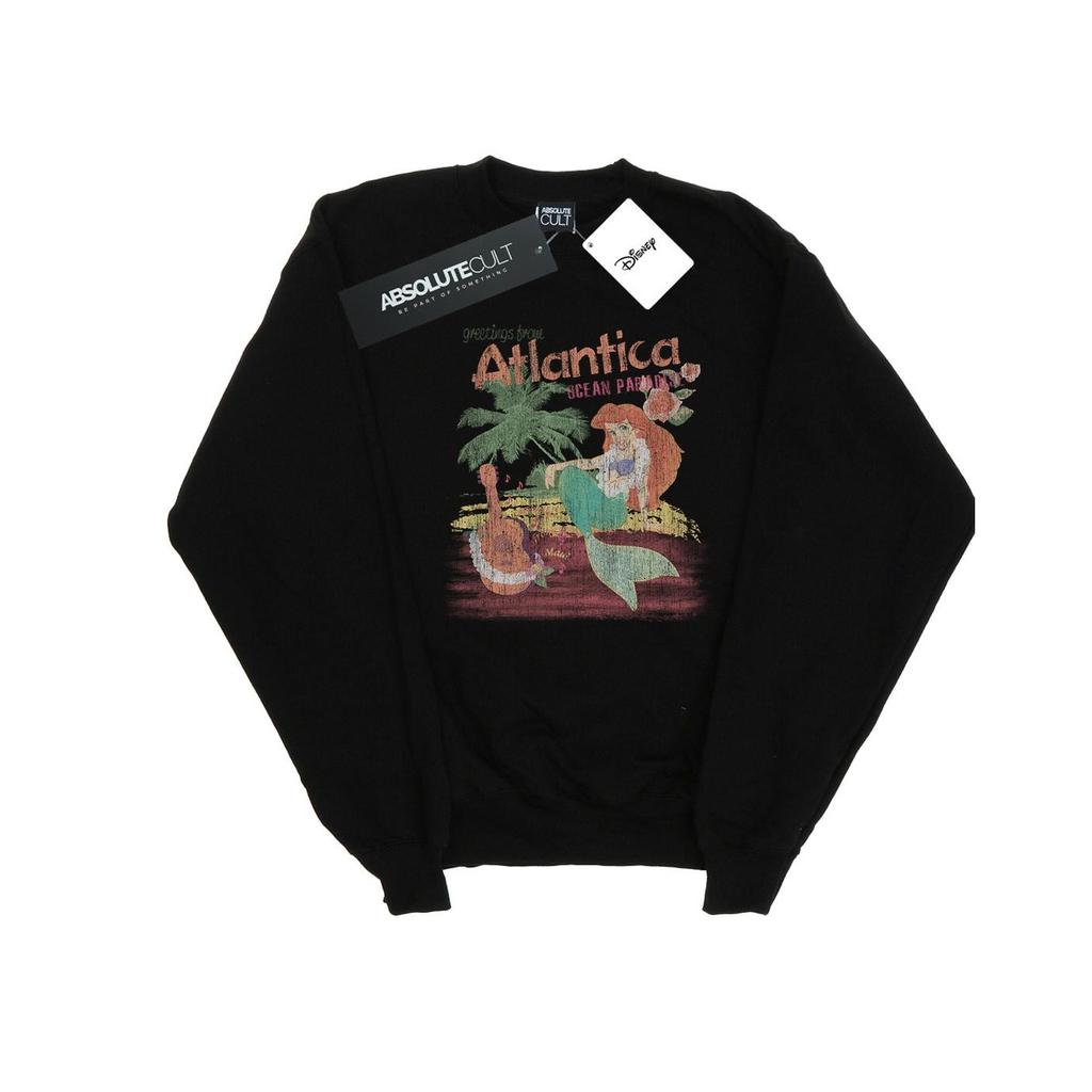 Disney Mens The Little Mermaid Greetings From Atlantica Sweatshirt