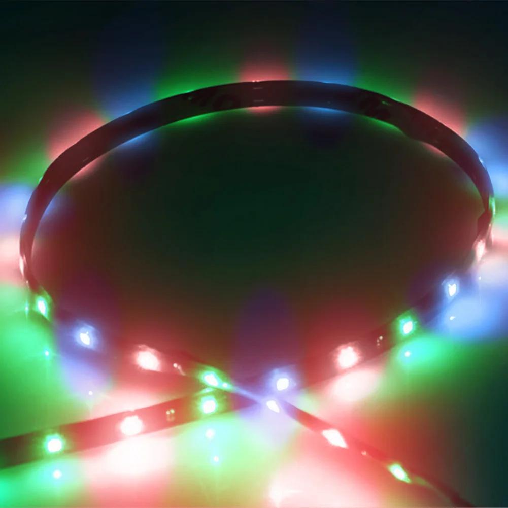 30 см Автомобильная гибкая светодиодная лента 5 светодиодов водонепроницаемая моторная штанга гирлянда дневные ходовые огни светодиодные фонари окружающего света атмосферные лампы