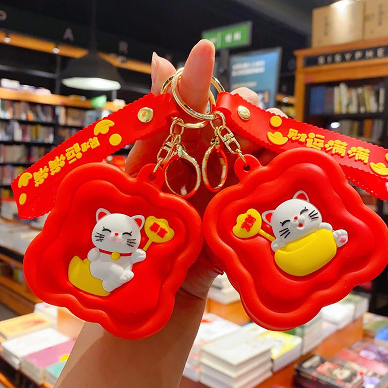 Кавайная капибара кошелек для монет мультяшный забавный аква дельфин брелок мини-сумка кулон креативная сумка для хранения наушников