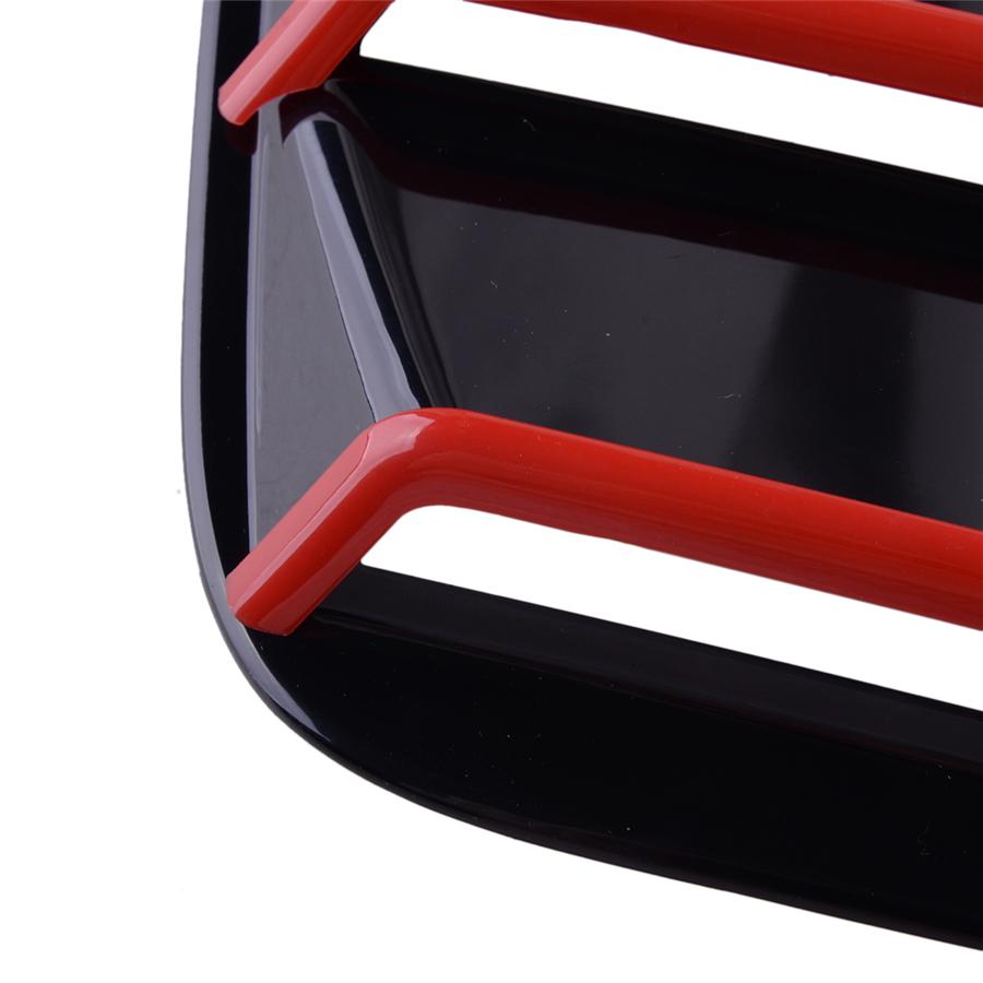 Черный+Красный Задний Боковой Жалюзи Крышка Накладка Для Dodge Charger 2011-2021