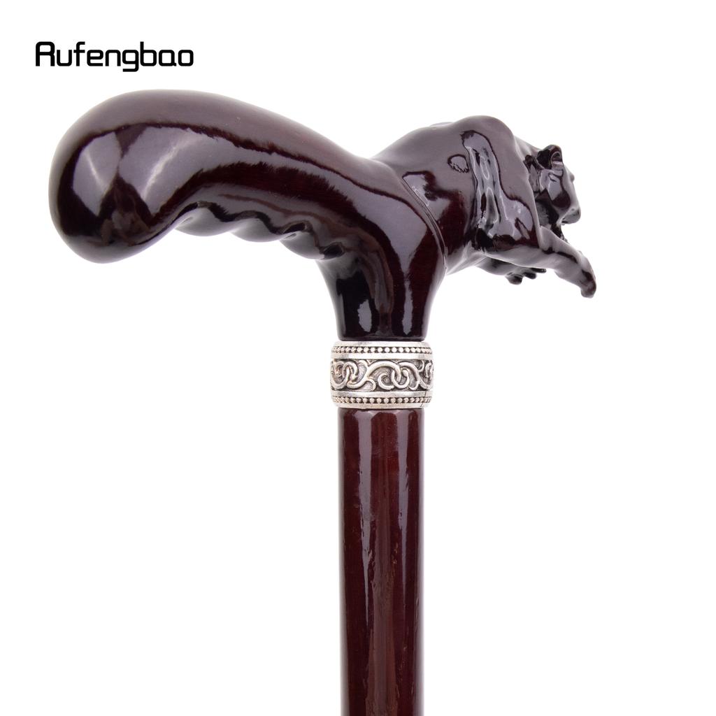 Коричневый прыжок леопардовый деревянный модный посох декоративный вампирский косплей вечеринка деревянная трость для ходьбы Хэллоуин булава жезл посох 93 см