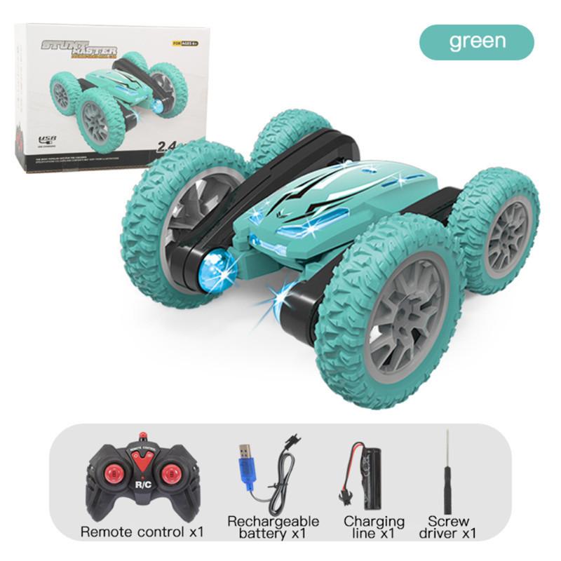 2.4G 4CH Stunt Drift Deformation Buggy Car Twisting Offroad Vehicle Light Music Drift Dance Side Driving RC Toy Gift for Children
