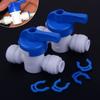 1 Pc 1/4 Inch Valve Inline Tap Quick Connect Push with E Clip for RO Water Reverse System