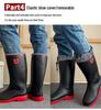 Men's Four Seasons Waterproof Anti-Skid High-Top Rubber Boots for Rain, Car Washing, and Fishing.