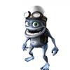 J110# Car Stickers Motorcycle Decals Funny Crazy Frog Cartoon Decorative Accessories To Cover Scratches Waterproof