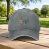 Classic Hunter Deer Head Baseball Cap  Unisex Vintage Hook  Loop Washed Cap for Unisex  Women