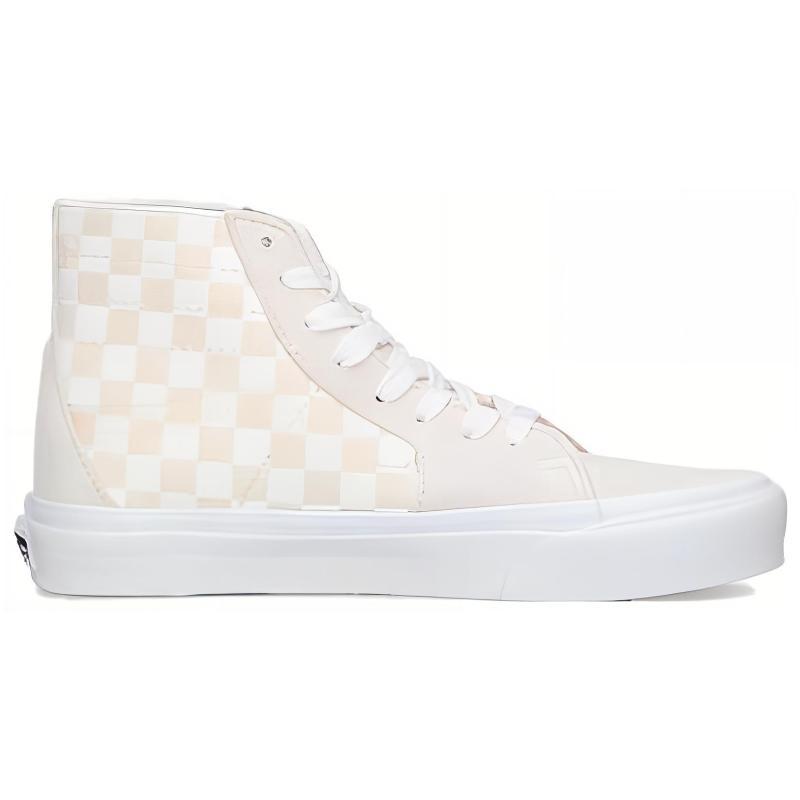 Vans Crystal Sidestripe Sk8 Hi Tapered Shoe 'White Checkerboard' Vans VN0A7Q62C13