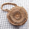 Straw Knitting Beach Bag for Women Handmade Bohemia Style Shoulder Handbags