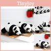 Cute 10cm Panda Plush Doll Soft Short Plush Fabric With Customizable Design