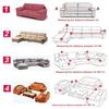 1 2 3 4 Seater Soft Stretch Chair Sofa Covers Couch Cover Elastic Slipcover Protector