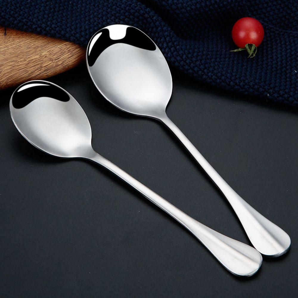 Rice Dinner Dish Kitchen Supplies Restaurant Public Spoon Soup Spoon Tableware Buffet Serving Spoon