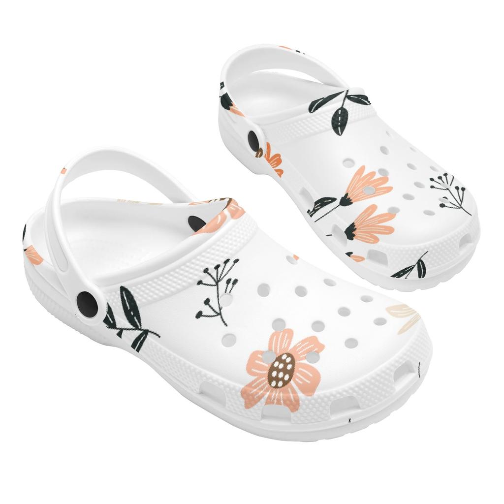 Fun Printed EVA Yard Clogs Unisex Breathable Comfortable Garden Yard Slip On Home Bathroom Casual Walking Summer Sandals Home Use
