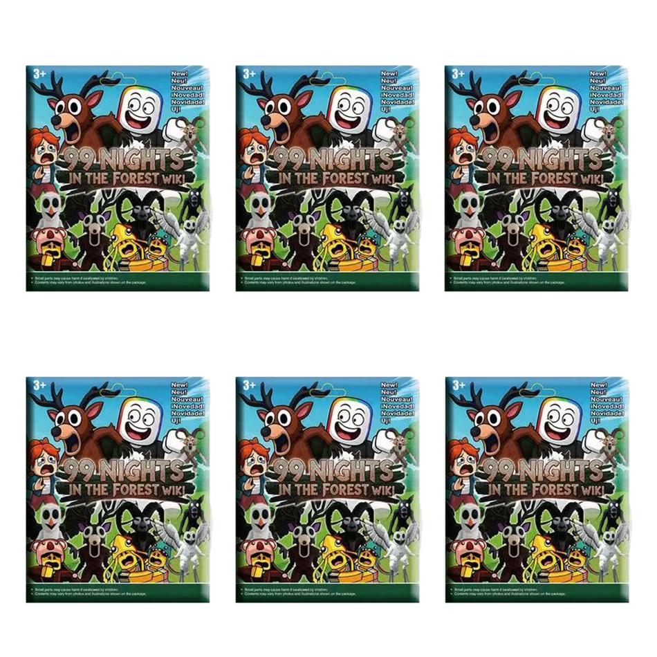 99 Nights in The Forest Action Figure Deer Owl Goat Blind Box Desktop Decoration Model Ornaments Fans Mystic Christmas Gifts