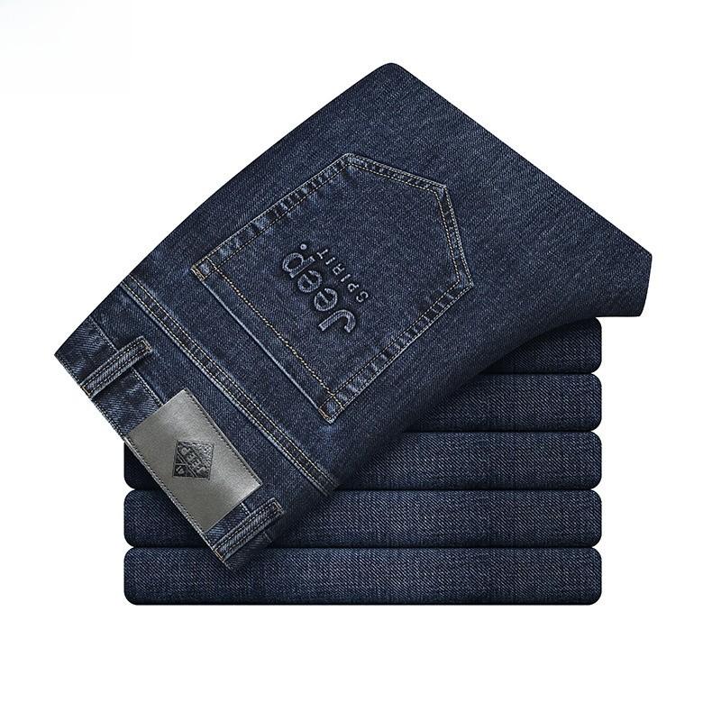 Jeep Spirit Mens Stretch Casual Pants For Business And Leisure In Spring Autumn