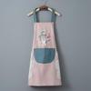 Women's Waterproof PVC Apron with Cooking Sleeves - Oil-Proof, Customizable, Half-Length Waist Design
