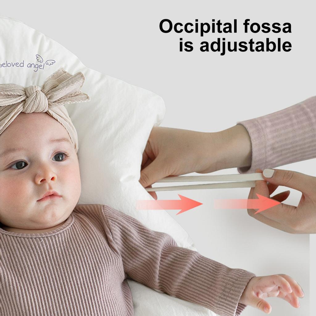 Подушка для младенцев Yousheng для симметричной регулировки формы головы, мягкая подушка для малышей, регулируемая подушка для объятий, супер мягкая подушка для позиционирования ребенка
