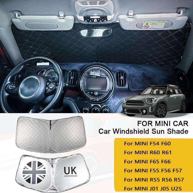 Car Front Window UV Sunshade Cover For MINI F65 F66 R56 R55 R57 R60 R61 F54 F55 F56 F60 J01 J05 U25 Auto Protection Accessories