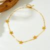 DIEYURO 316L Stainless Steel Golden Concise Heart Necklace For Women Girl New Fashion Popular Neck Love Chain Jewelry Gift