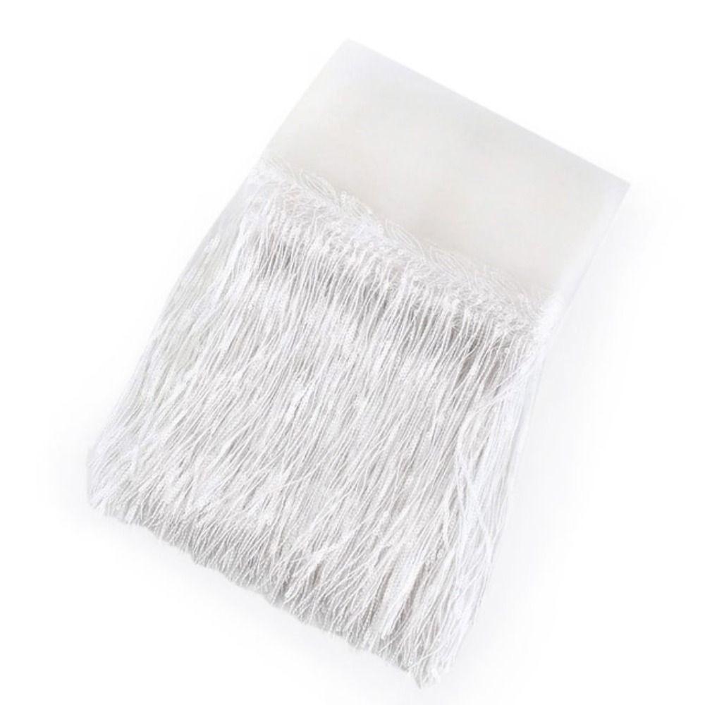 10Yards Dance Trim Clothing Sequin Tassel Lace Decoration Material DIY Handmade 20cm