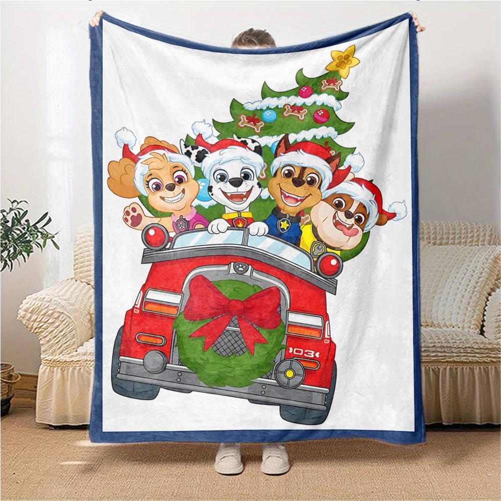 1Pc Animal Party Night Blanket Soft Throw Blanket For Home Bedroom Bed Sofa Travel Office Solid Christmas Blanket