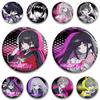 Мультяшная игра Danganronpa Круглая брошь Макото Наэги Киригири Кёко Дзюнко Значки Аниме Периферийные значки Аксессуары Лацкан Украшения