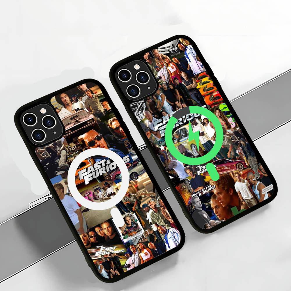 Movie Series Fast F-Furious For Magsafe Magnetic Wireless Phone Case For IPhone 11 12 13 14 15 16 17 Pro Max Plus Cover