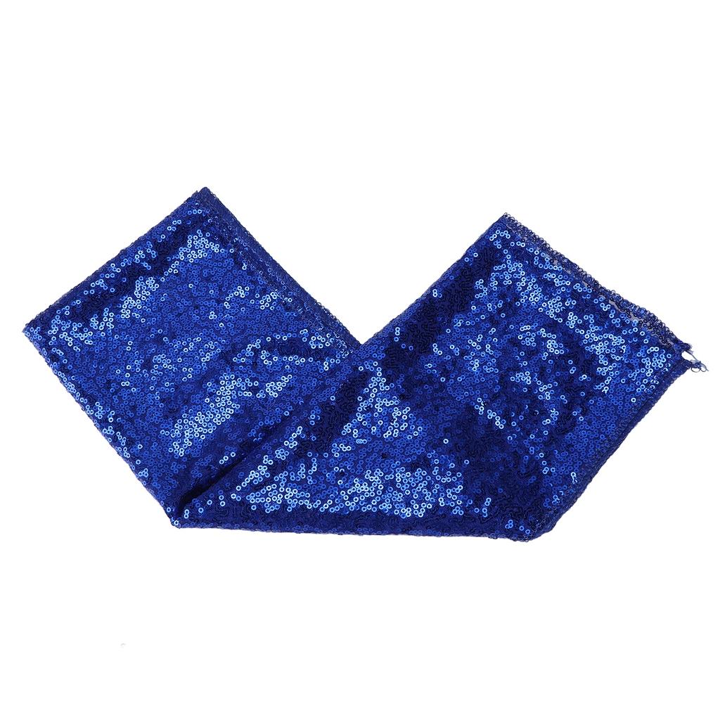 Tablecloth Dark Blue Sequins Christmas Wedding Party Birthday Tablecloth Decoration