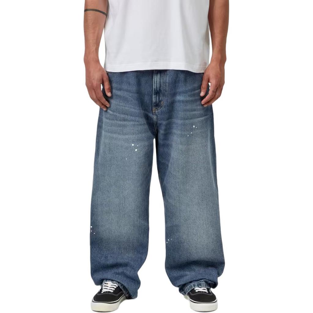 Carhartt WIP SS26 OG Брюки с одним наколенником Свободный крой Прямая штанина Повседневные джинсы Унисекс брюки I037031-01-EJ