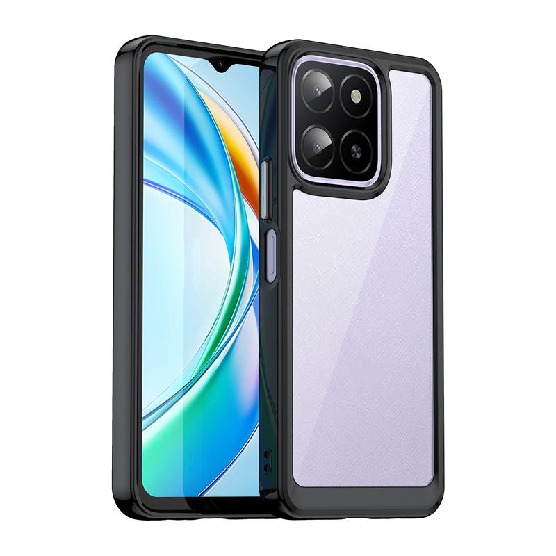 Прозрачный цветной чехол из ТПУ для Honor X5b Plus X8b X6b 5G X7c Защитная крышка Прозрачная накладка Fundas Coque Capa