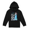 Childrens/Kids Bright Like Elsa Heather 9th Birthday Pullover Hoodie