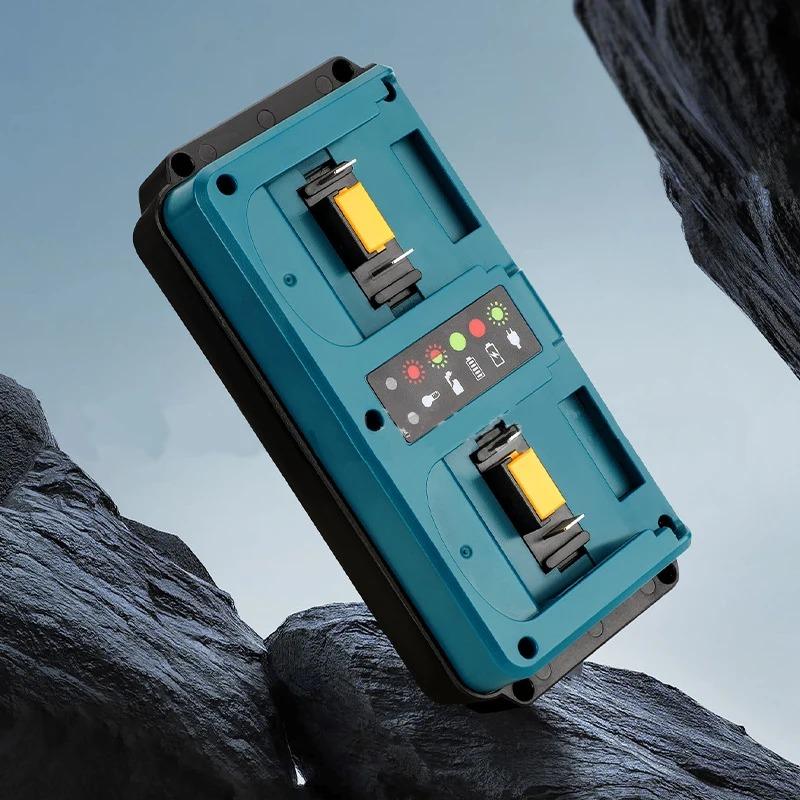 Запчасти для электроинструментов для литиевых аккумуляторов Makita 14,4 В 18 В DC18RD Портативное быстрое зарядное устройство BL1830 BL1860B BL1850B BL1430 BL1460 DC18RC