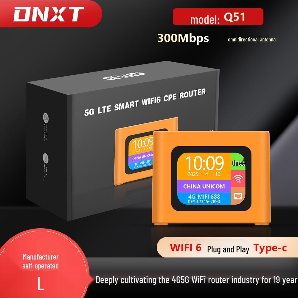 Мини-портативный 4G WiFi6 роутер со слотом для SIM-карты, портом RJ45 и опциональной батареей для России