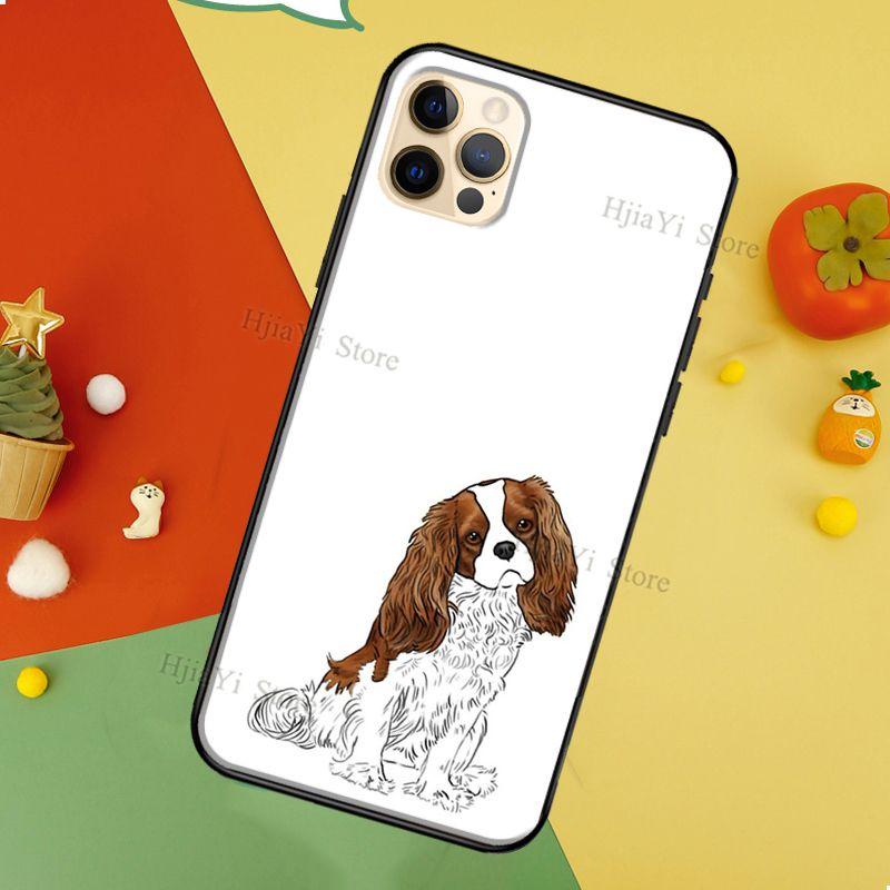 Чехол для телефона с изображением кавалер-кинг-чарльз-спаниеля для iPhone 13 11 14 12 Pro Max 7 8 Plus X XR XS Max SE 2020 12 13 Mini Задняя крышка
