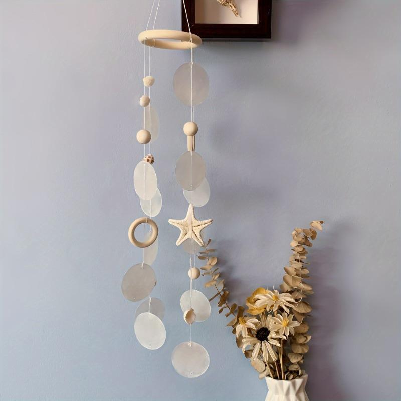 1 набор богемных прибрежных колокольчиков с ракушками и морскими звездами привнесет пляжную атмосферу в вашу гостиную, на крыльцо