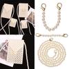Sizes Shoulder Bag Straps DIY Purse Replacement Bags Handbag Handles Long Beaded Chain Pearl Strap