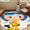 Mystery Coraline's World Round mat, Anti-slip Circle Carpet Chair rug For livingroom,Bedroom, doormat home decor Gift Christmas Gifts