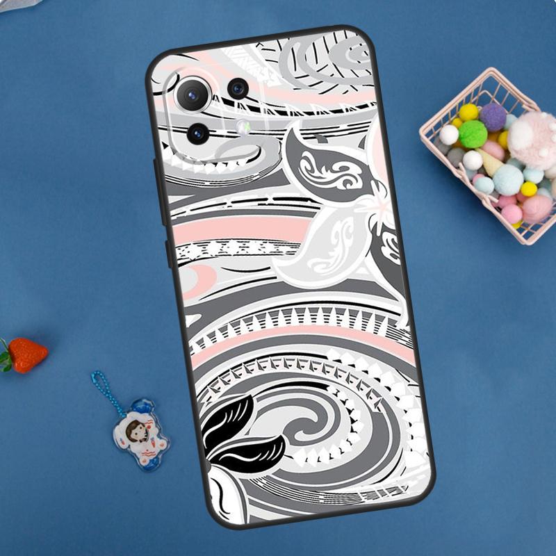 Maori Polynesian Samoan Tribal Case For Xiaomi 14 13 15 Ultra 11T 12T 13T 14T Pro POCO X7 Pro X3 X5 F5 F6 M6 X6 Pro Cover