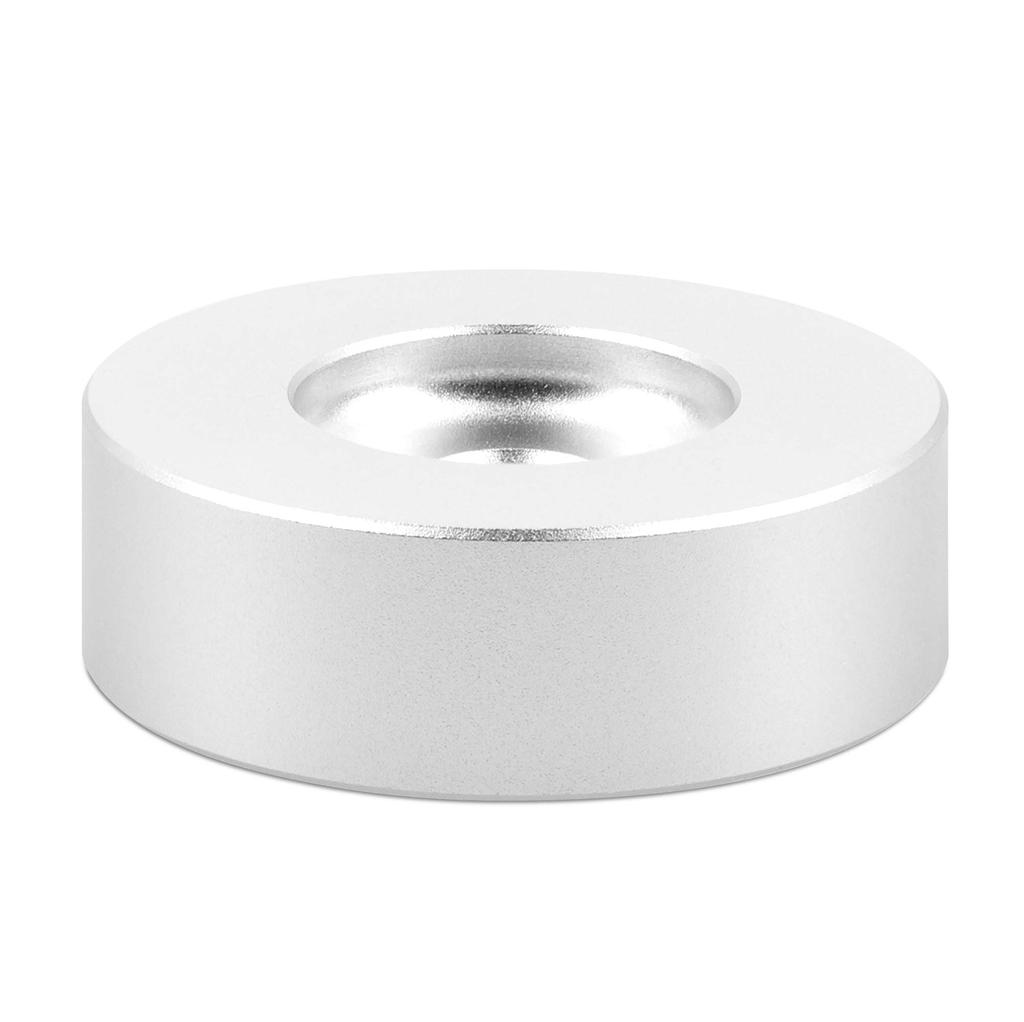 Kwmobile Donut Adapter 45RPM Vinyl Single Record Playback EP Adapter 45rpm EP Record Accessory Aluminum 7" - 7" - -