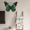 3D Металлические Статуи Бабочки Сад Настенный Декор Вдохновляющая Скульптура для Наружного Украшения Миниатюры Животных Статуи Орнамент