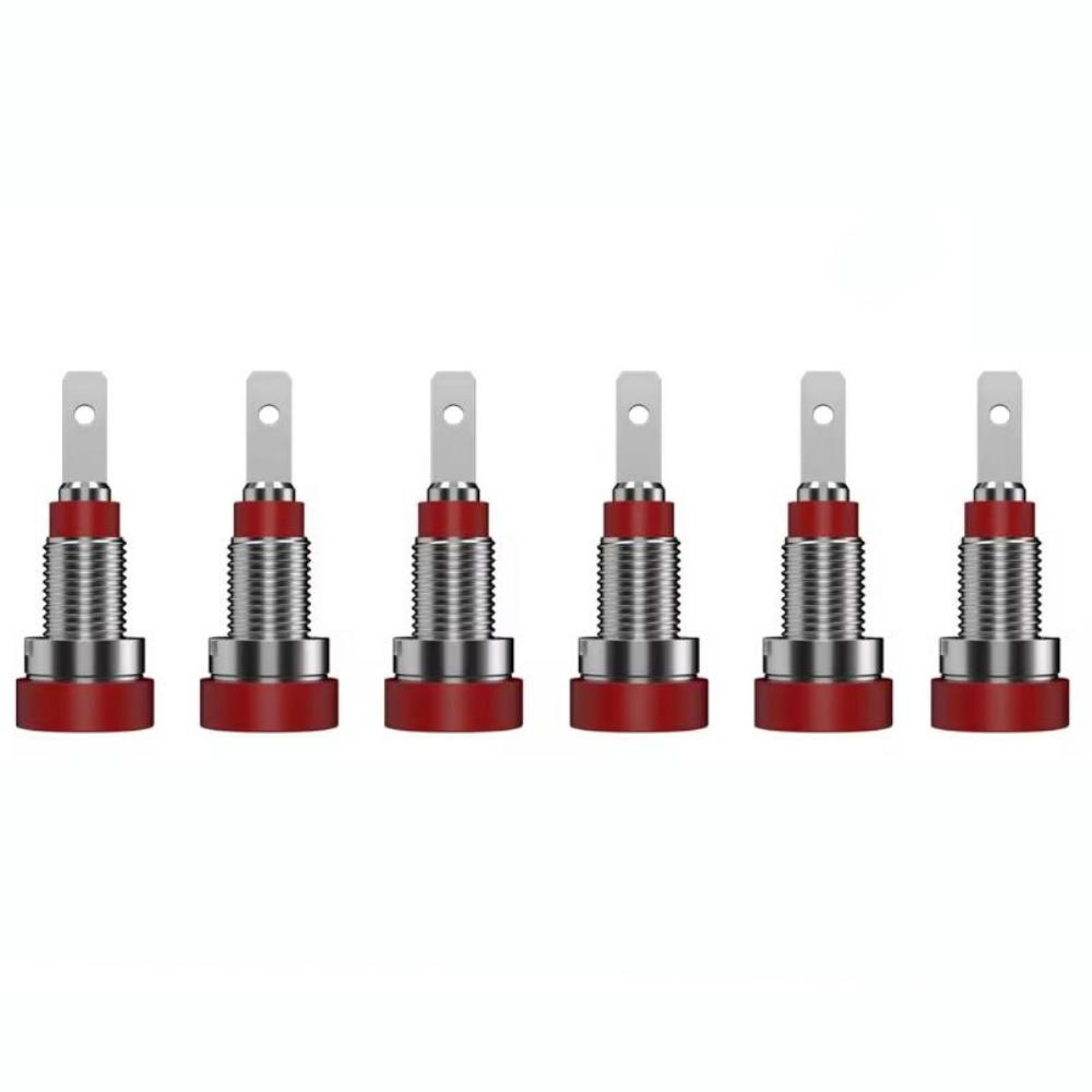 6pcs 5Colors Banana Socket 2mm Jack Test Hole DIY Parts for Electrical Connector