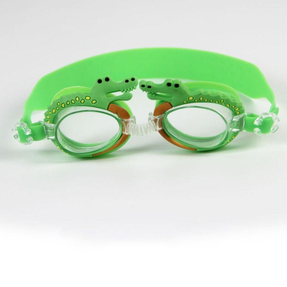 Anti-Fog Swimming Eyewear With Earplugs Eyeglasses Outdoor Kids Swimming Goggles  Children