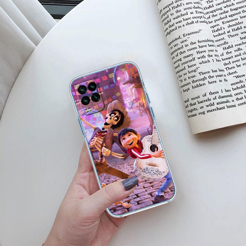 Disney Coco Transparent Phone Case for Motorola Moto Edge 20 30 40 50 S30 Fusion Ultra Pro Neo Lite
