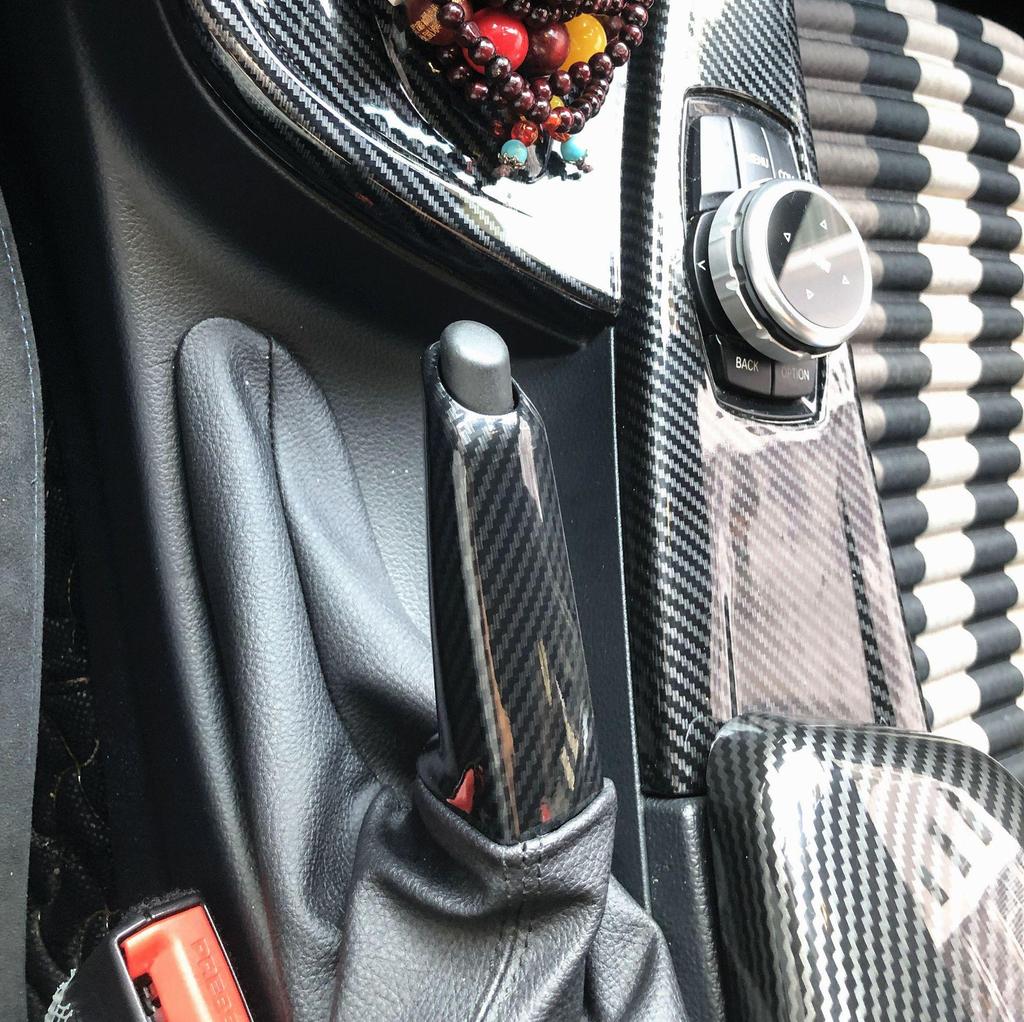 Накладка на ручник из углеволокна для BMW 3 серии GT и X1 - Модели E90, E92, F30