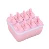 Plastic Popsicle Ice Cream Mold Maker Tray Cube DIY Kitchen Tool with Cover