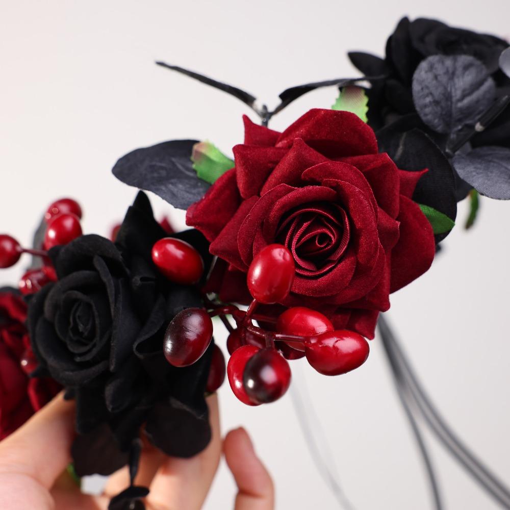 Exquisite Simulation Flower Headband Fashion Cosplay Headband Halloween Headband Cosplay Event