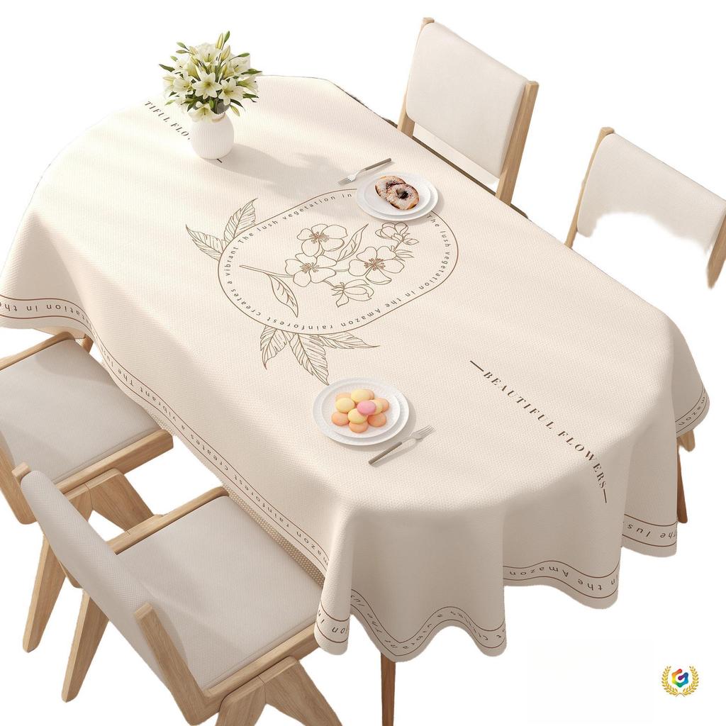 Овальная водонепроницаемая, маслостойкая, моющаяся, складная, теплоизолирующая, нескользящая скатерть и коврик из ПВХ