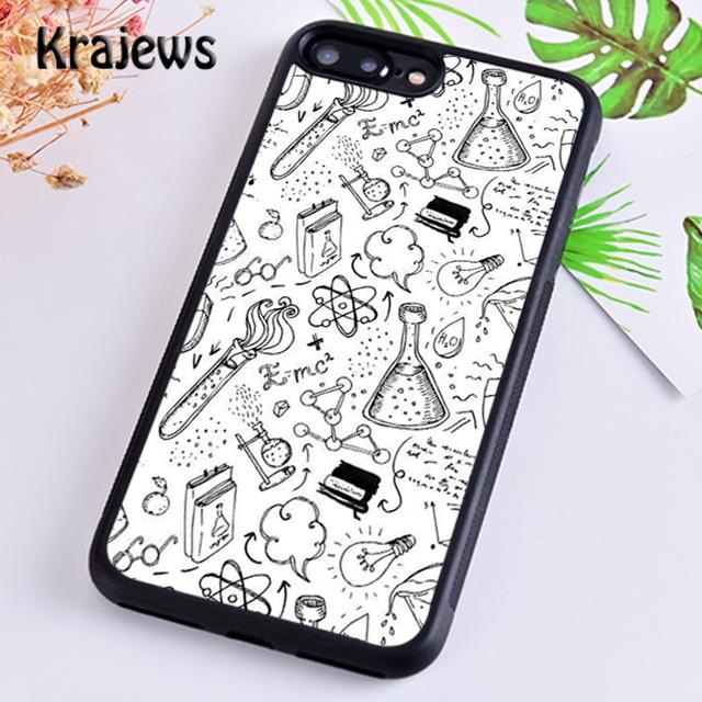 Чехол для телефона с рисунком Химия Математика Для iPhone 17 Air 16 15 14 plus 12 13 pro max coque Shell Fundas