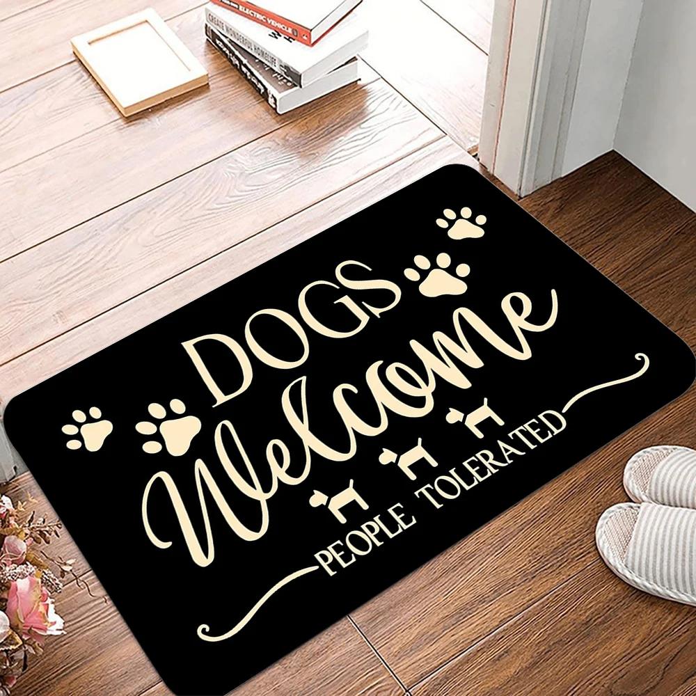 VIKAMA Fun Welcome Doormat Indoor & Outdoor Non-Slip Entrance Rug Living Room & Bedroom Floor Mat Home Decor