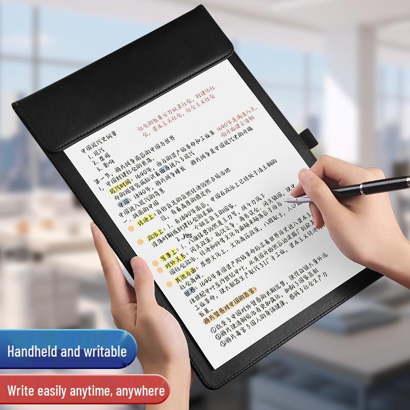 Кожаная папка-планшет формата А4 для деловых документов и гостиничных записей